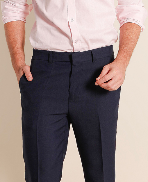 Pantalón de vestir liso tradicional